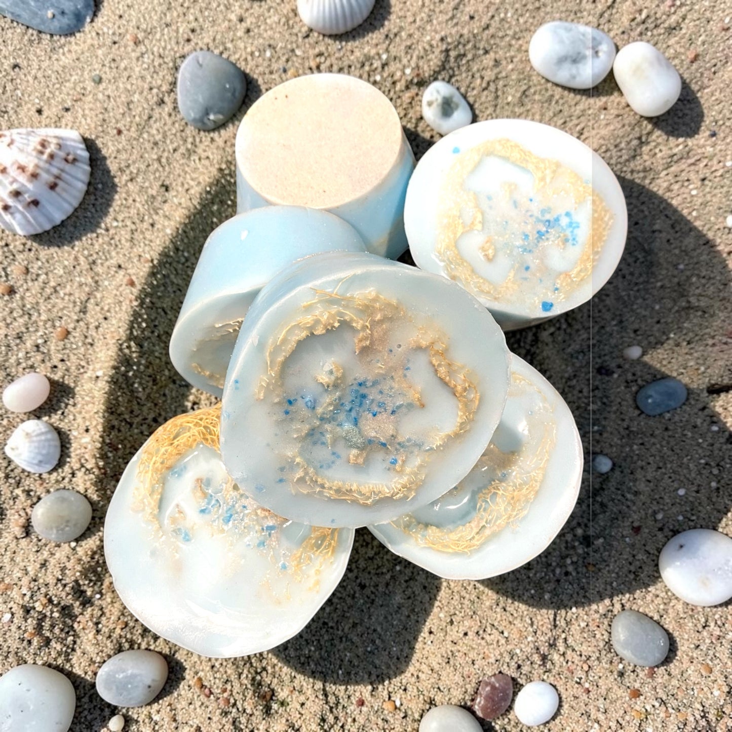 California Beach Goat’s Milk Loofah Exfoliating Body Bar