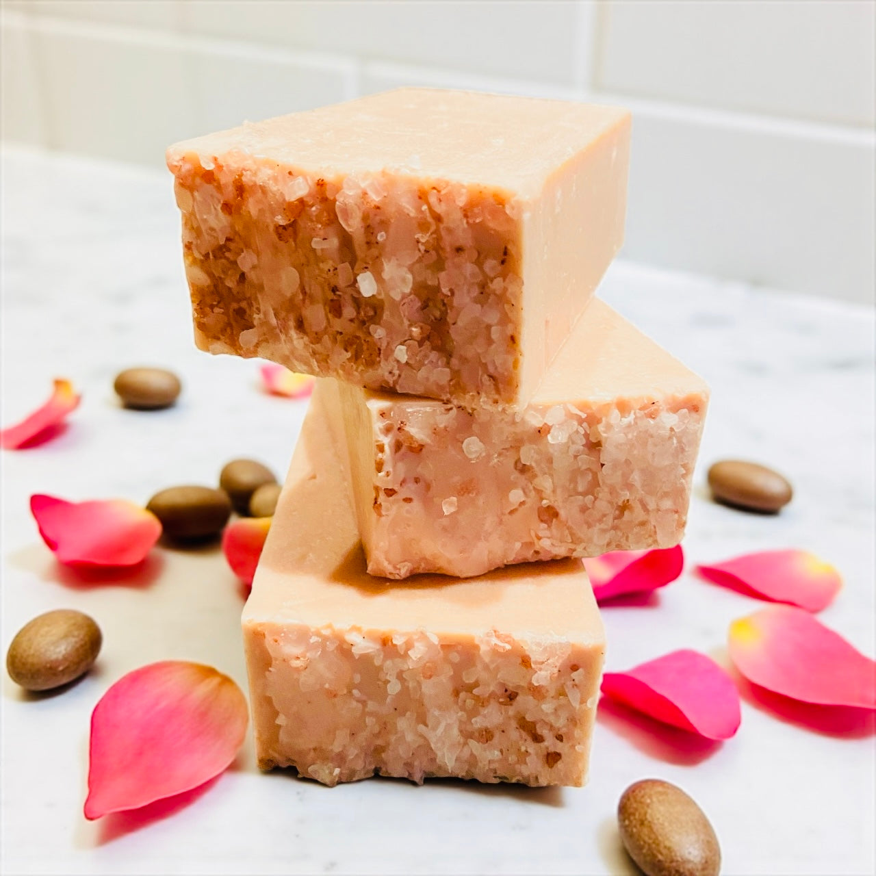 Rose Quartz Soap+Goat Milk+Sea Salt