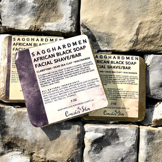 SAGGHARDMEN Facial Shave Soap Bar