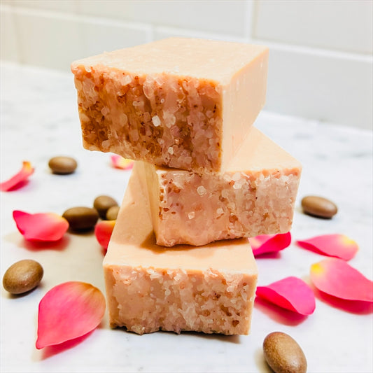 Rose Quartz Soap+Goat Milk+Sea Salt