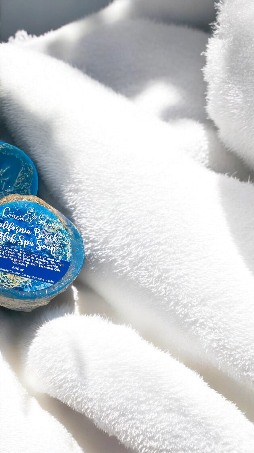 California Beach Loofah Spa Soap