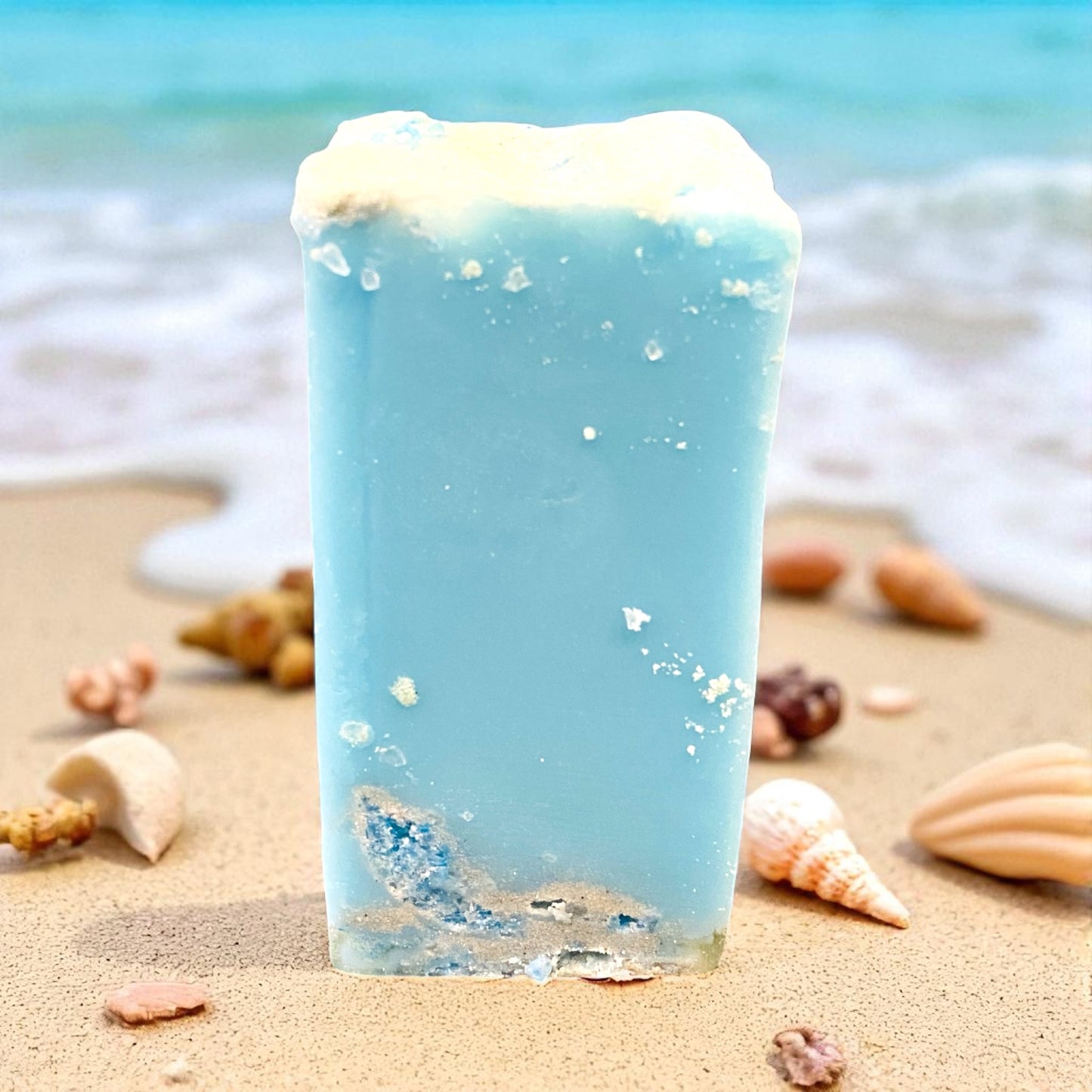 California Beach Sea Salt Soap Tallow + Goat Milk