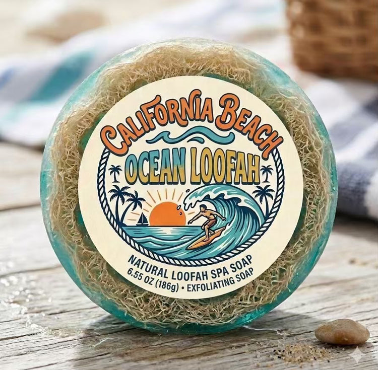 California Beach Loofah Spa Soap