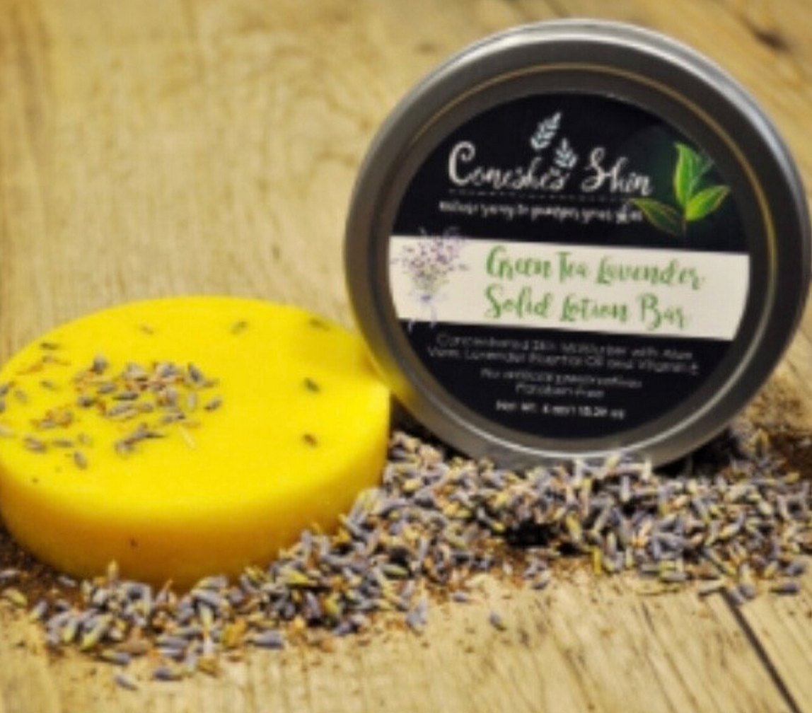 Green Tea Lavender Lotion Bar