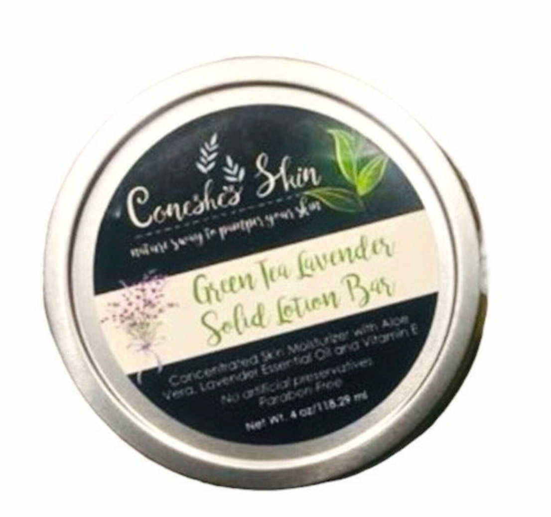 Green Tea Lavender Lotion Bar