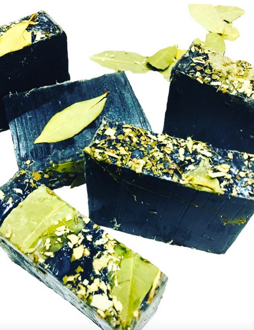 Eucalyptus Mint Soap + Bamboo Charcoal + Organic