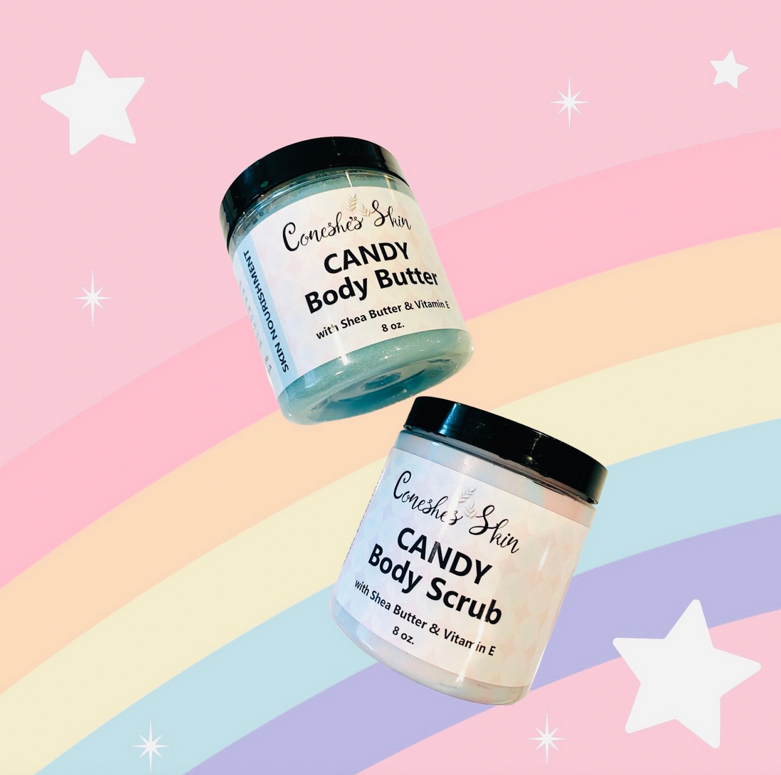 Candy Set Body Butter/Body Scrub