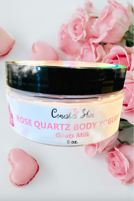 Premium Rose Quartz Goats Milk Body Yogurt Highly Concentrated