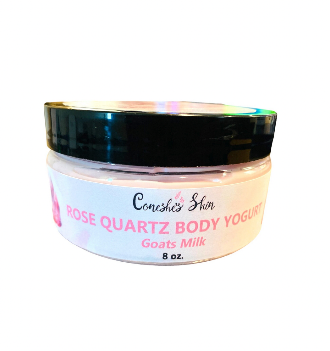 Premium Rose Quartz Goats Milk Body Yogurt Highly Concentrated